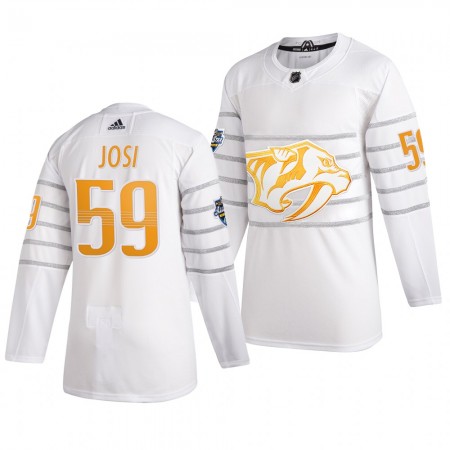 Camisola Nashville Predators Roman Josi 59 Cinza Adidas 2020 NHL All-Star Authentic - Homem
